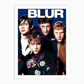 Blur band music 3 Art Print