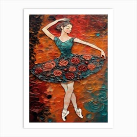 Glass Ballerina 6 Art Print