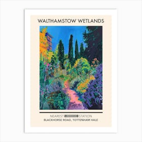 Walthamstow Wetlands London Parks Garden 4 Art Print