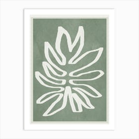 Abstract Leaf Art Print
