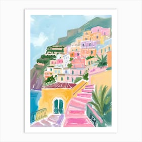 Amalfi Coast La Dolce Vita Poster 13 Art Print