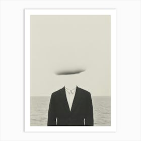 'The Head' Surreal Portrait Art Print