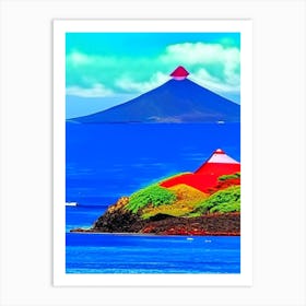 Pico Island Portugal Pop Art Photography Tropical Destination Art Print