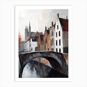 Bruges Oil Canvas Print Art Print