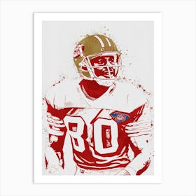 Jerry Rice Art Print