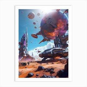 Space City Art Print