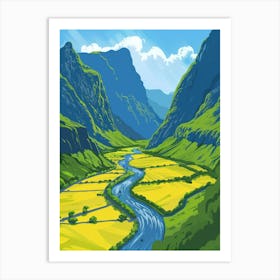 Fjords Of Norway Art Print