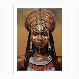 African woman ii Art Print
