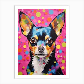 Chihuahua Pop Art Inspired 2 Art Print