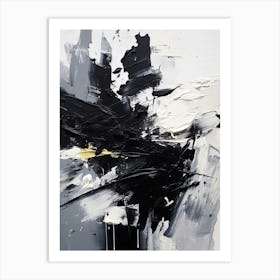 Black Art Painting 2 Art Print