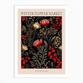 Winter Heath 1 Winter Flower Market Poster Art Print