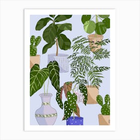 Houseplants 2 Art Print