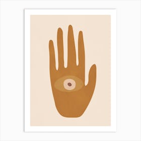 Hamsa Hand Art Print