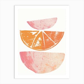 Orange Slices 7 Art Print