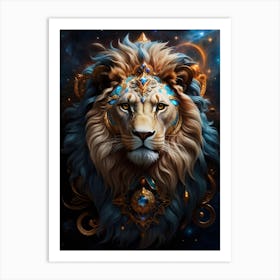 Majestic Lion Art Print