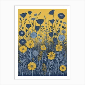 Poppies In The Meadow Art Print