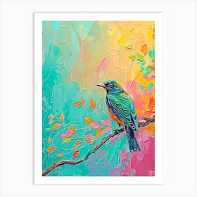 Bird On A Branch Art Print