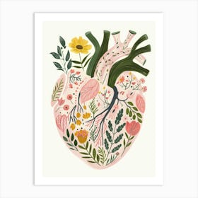 Illustration Of A Heart Art Print