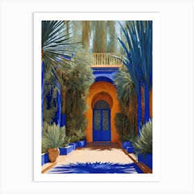 morocco jardin majorelle Art Print
