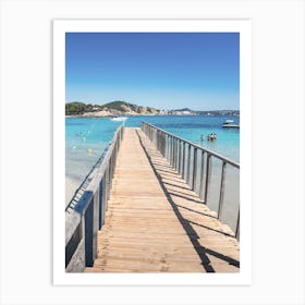 Pier Leading To The Beach Art Print