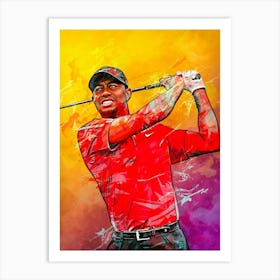 Tiger Woods 1 Art Print