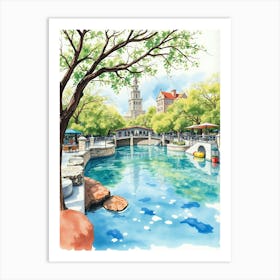 San Antonio River 1 Art Print