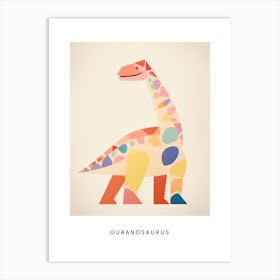 Nursery Dinosaur Art Ouranosaurus 3 Poster Art Print