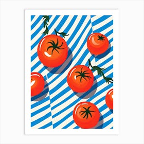 Tomatoes Fruit Summer Illustration 2 Art Print