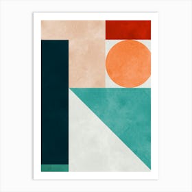 Expressive geometric shapes 13 Art Print