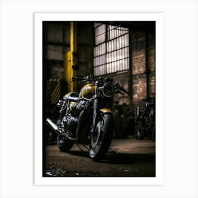 Triumph Bonneville 12 Art Print