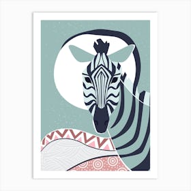 Zebra Art Print