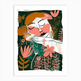 Dreaming Girl 5 Art Print