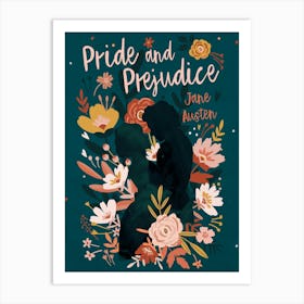Book Cover - Pride And Prejudice by Jane Austen Art Print