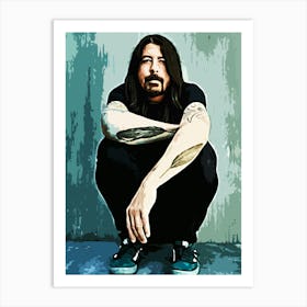 Dave Grohl Foo Fighters Art Print
