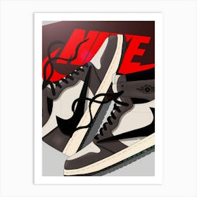 Nike Air Jordan 1 1 Art Print