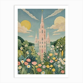 Garden Tower Art Print