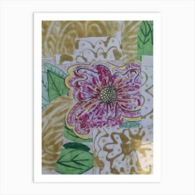 Floral abstract Art Print