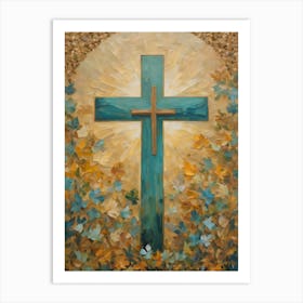 Christian Cross 1 Art Print