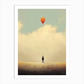 Lost Balloon Art Print