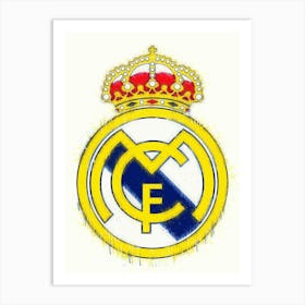 Real Madrid Art Print