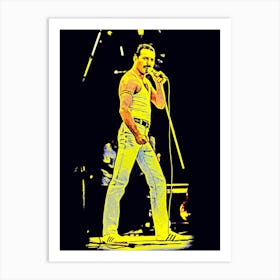 Freddie Mercury queen 2 Art Print