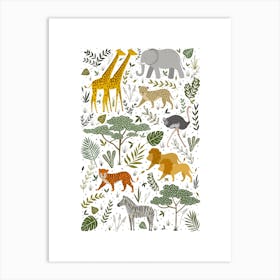 Safari Art Print