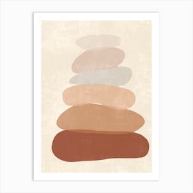 Stacked Stones Art Print