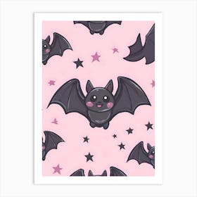 Bats Wallpaper Art Print