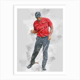 Tiger Woods Art Print