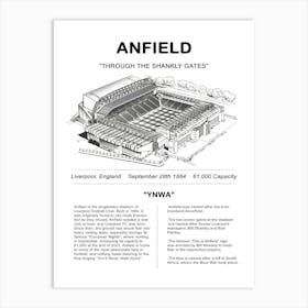 Liverpool Football Stadium Anfield Art Print