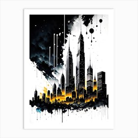 New York City Skyline 5 Art Print