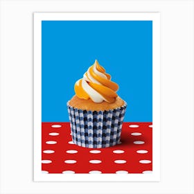 Cupcake With Frosting Pop Art Inspired 1 Art Print