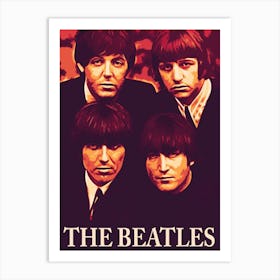 the Beatles band music 2 Art Print