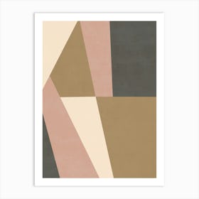 Composition Of Geometric Shapes 40 Art Print